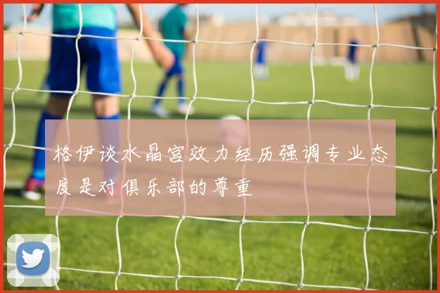 格伊谈水晶宫效力经历强调专业态度是对俱乐部的尊重